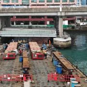 Installation works for Boardwalk decks are in progress